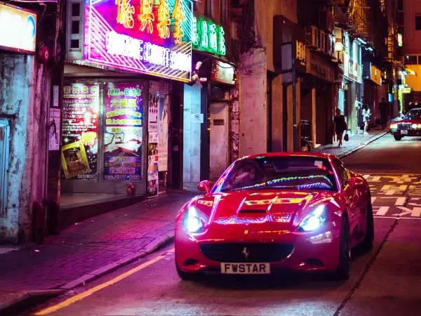 One of the last neon signs in Kowloon