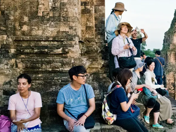 Angkor Wat tourists