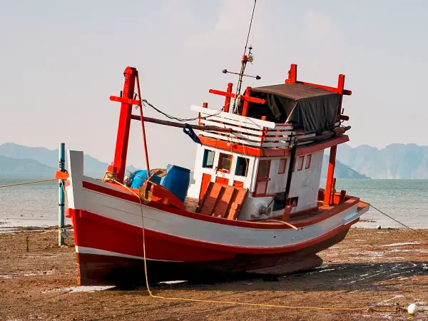 Low tide on Koh Lanta, Thailand