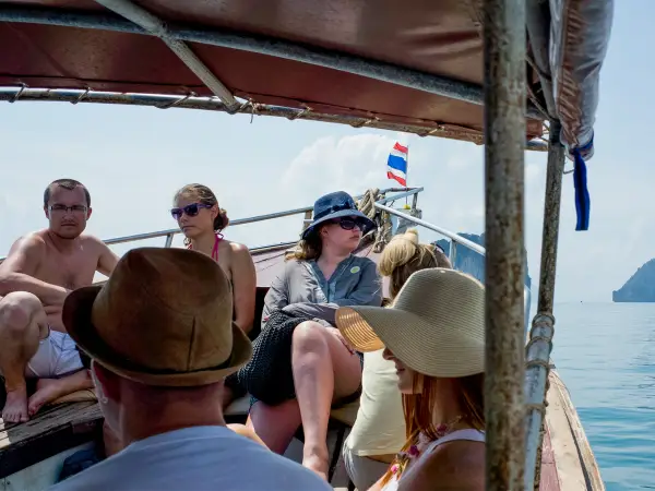Day tourists from Koh Lanta, Thailand
